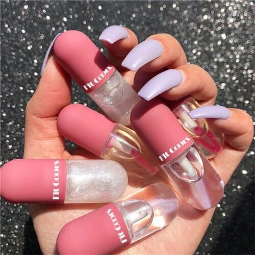 Mini Capsule Lip Gloss Moisturizing Transparent Color-changing Lip Care Oil Plump Lips Beauty Makeup Liquid Lipstick