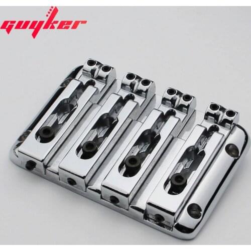 NEW 4 string Bass guitar bridge BB204 Chrome