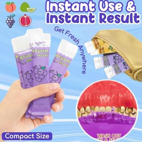 Disposable Portable Mouthwash Antiseptic Fresh Mouth Care Breath Freshener Formula to Fight Bad Breath For Outdoor SK88