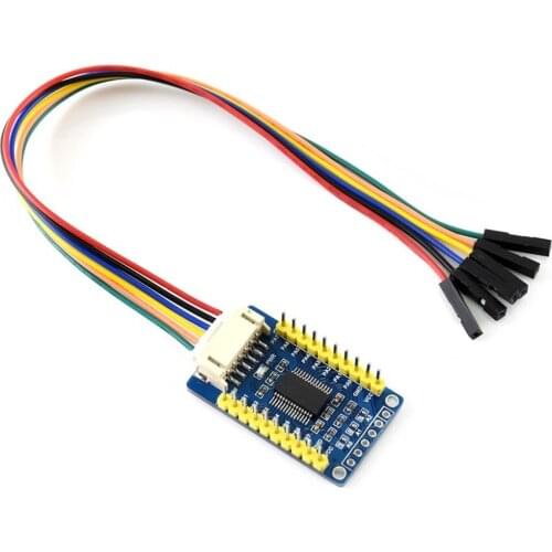 MCP23017 IO Expansion Board I2C Interface Expands 16I/O Pins compatible for Raspberry Pi / micro:bit / Arduino / STM32