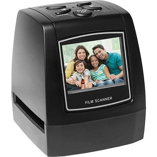 35/135mm Film Scanner Support 32G Card Film Converter with 2.36inch Digital LCD Color Display High Resolution Photo Scanner