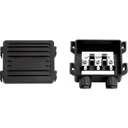 Solar Junction Box PV Connector with 2 Diodes for Solar Panel 50W-170W 6A