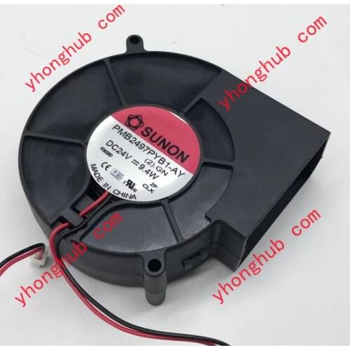 SUNON PMB2497PYB1-AY (2).GN DC 24V 9.4W 97x97x33mm Server Cooling Fan