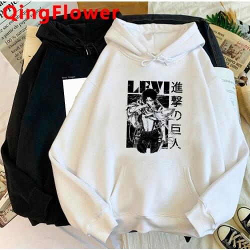 Japanese Anime Attack on Titan Harajuku Cool Winter Hoodies Men Manga Titans Attack Shingeki No Kyojin Graphic Sweatshirt Male