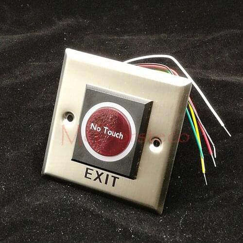10 PCS Infrared no touch exit push button for access control system door exit button switch emergent exit button/push button