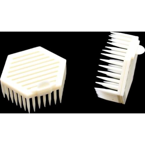 2PCS Beekeeping Plastic Queen Cells New King Bees Tools Rearing System Box Double-layer Needles Cage Beekeeping Cell Apicultura