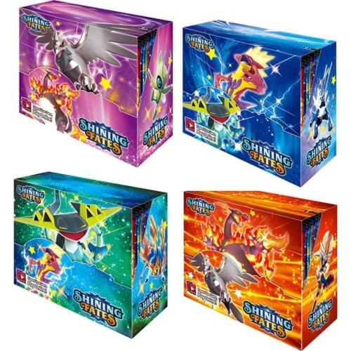 2021 NEW 360 Cards Pokemon Card Shining Fates Booster Box (Pack of 36) Trading Card Game Kids Collection Toys