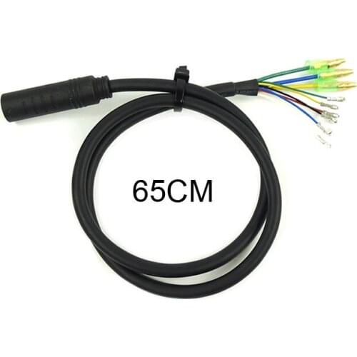 9 Pin E-Bike Motor Female Male Extension Connection Cable Front Rear Wheel Hub