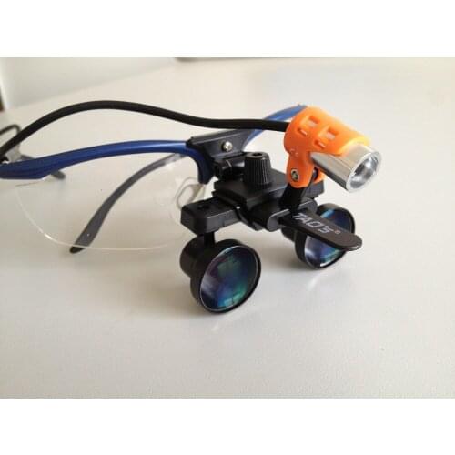 TAOS NS31 2.5X Binocular Magnifying Glasses Medical Surgical Dental Loupes with LED Light
