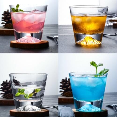 Snow Mountain Cup Whiskey Beer Wine Glass Cold Drink Fruit Juice Cup Offic Teacup Vodka Brandy Bar Personality Wine Glass