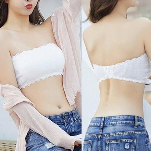 Women Seamless Bra Sexy Ladies Strapless Bras Female Stretchy Wrap Bandeau Bra Ladies Invisible Underwear