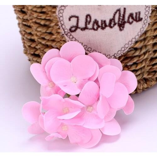 10PCS Handmade Hydrangea Flower Soap Flower Artificial Flower Christmas Gift Dotted Flower Bouquet with Flowers Skin Care Soap
