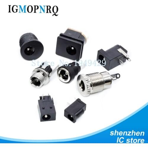 DC Power Jack Socket Connector 5.5*2.1MM 0.7 2.0 MM DC-005 DC-002 DC-012 DC-017 DC-022 DC-022B DC-025 DC-083 DC-098 DC-099 DC005