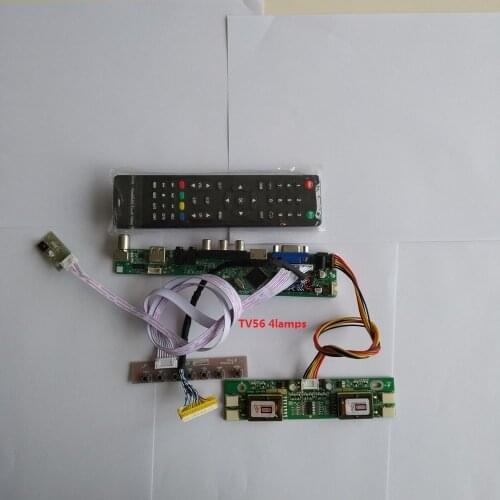 For M220EW01 V2 New LCD HDMI Controller Driver Board 1680X1050 22" 4 lamps 30pin TV USB Digital Signal VGA AV kit Module