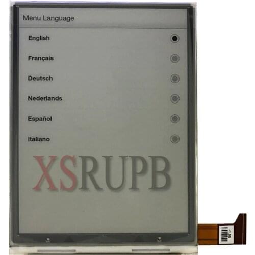 ED060XC9 100% NEW 6 inch LCD Display screen for ebook reader 1024*758 without backlight and touch free shipping
