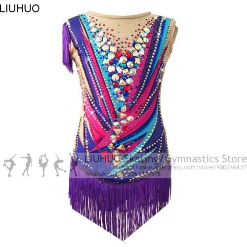 Ice Skating Dress Girls Women Competition Skating Performance Wear Teens Training Dancewear Salsa Skating Dress Figure Girls