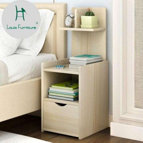 Louis Fashion Nightstands Bedside Simple Modern Bedside Lockers Small Cupboards Creative Dormitories Bedroom Filing Cabinets