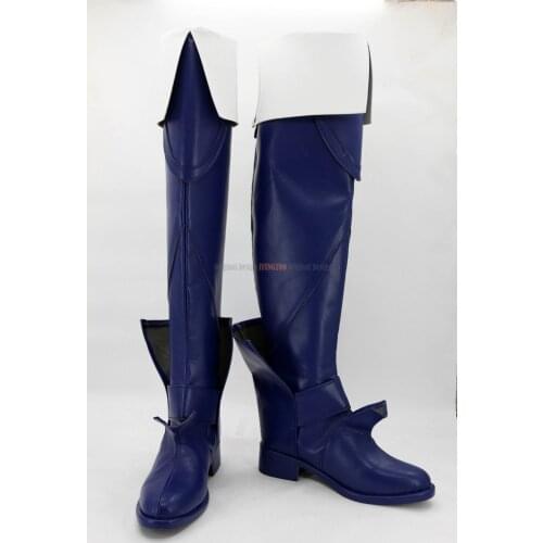 Lucina Shoes Cosplay Fire Emblem: Awakening Lucina Cosplay Boots Blue Shoes Custom Made