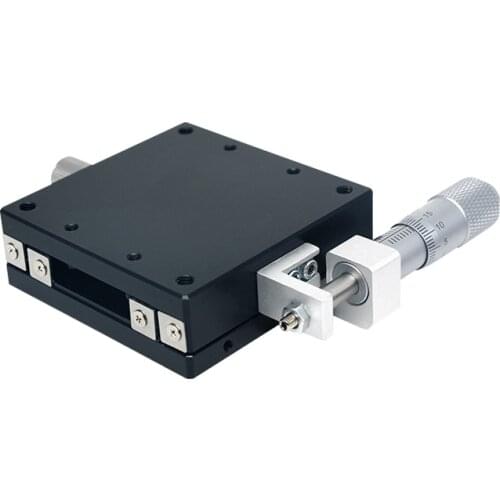 X-Axis Knob Micrometer Micro-adjusting Frame LGX40-L/R/C LGX60 Precision Steel Bar Ball Guide Type Manual Displacement Platform