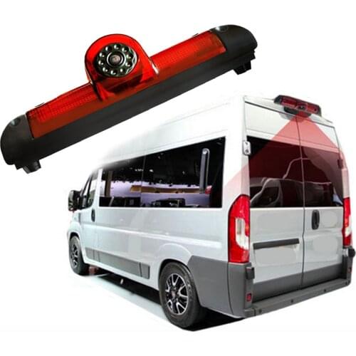 New Rear View Reverse Backup CCD Camera For FIAT Ducato brake light camera use for late 2006-2015 3 gen, Parking Camera
