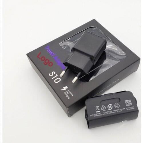 100Set Original Fast charger 3.0 Quick charge 9V 1.67A 5V2A Travel Charging adapter S amsung S10 S9 S8 with Cable With Retail