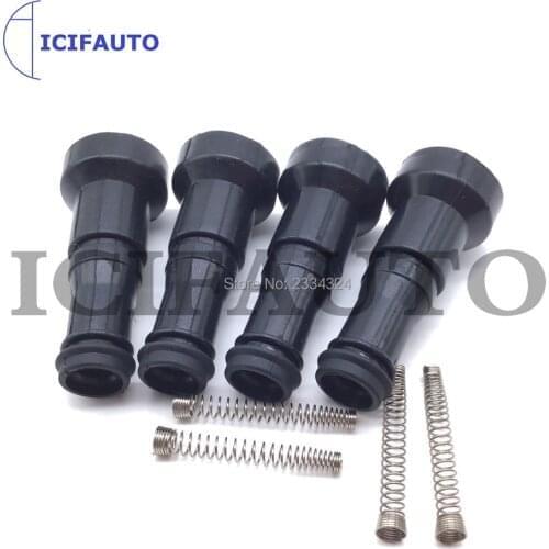 Ignition Coils Rubber Boot Pack With For Saab 9-3 9-5 2.0L 2.3L Turbo UF577,61058535,30583218,55559955,9197559,9188640,55562588