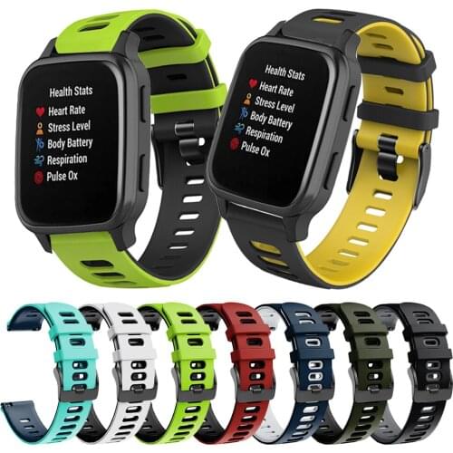 Sports Silicone Band for Garmin Venu Sq Strap Watchband for Garmin Vivoactive 3 & Move 3 Forerunner 645 Bracelet ремешок Correa
