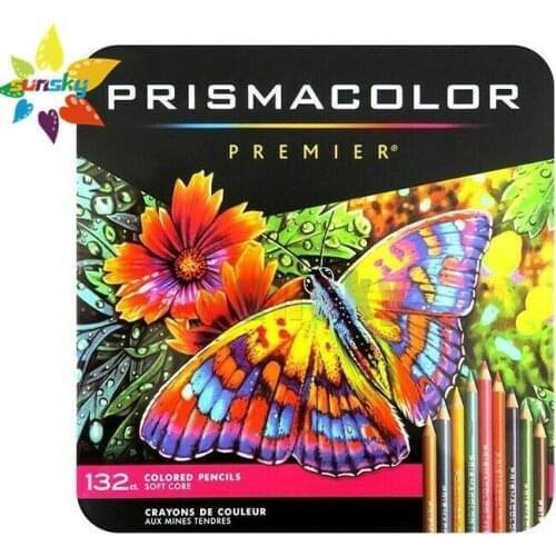 USA SANFORD PRISMACOLOR 4484 PRISMACOLOR PREMIER OILY COLORED PENCIL 132 COLOR TIN SET