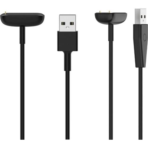 0.5m/1m USB Charger Cable Adapter for Fitbit Luxe Special Edition Smart Bracelet Charging Base Data Cable Fast Charging Cable