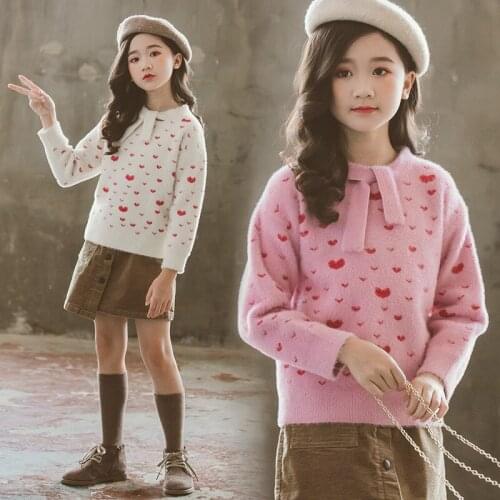 Vintage White Pink Baby Girls Winter Spring Warm Childrens Coat Kids Plus Velvet Teens School Tops Thicken Bottoming Christmas