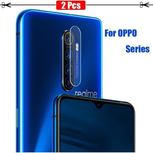 2 Pcs Camera Len Protective Glass for Oppo A52 A72 A92 A5 A9 2020 Tempered Glass On Realme C11 6 Pro 6i Realmi XT X2 X Lite Film