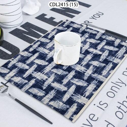 1 Piece Of Spot Pattern Color Printing Terry Cloth Home Decoration Table Mat Cloth Tea Coaster 42*32 Servilletas Tela Placemats