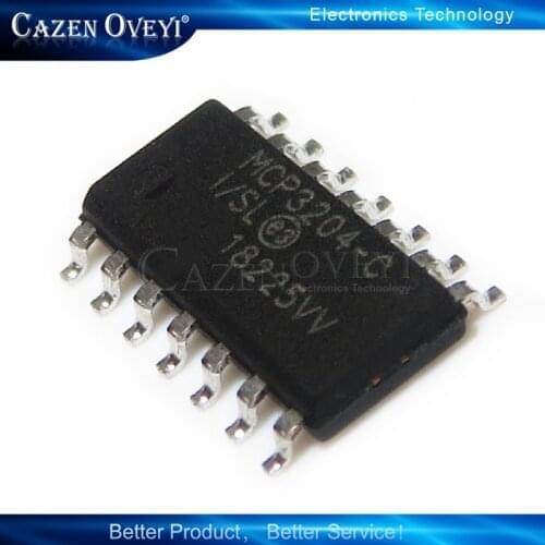 1piece MCP3204-C-I/SL MCP3204-CI/ST MCP3204-CI MCP3204 3204-C TSSOP-14 SOP-14 In Stock