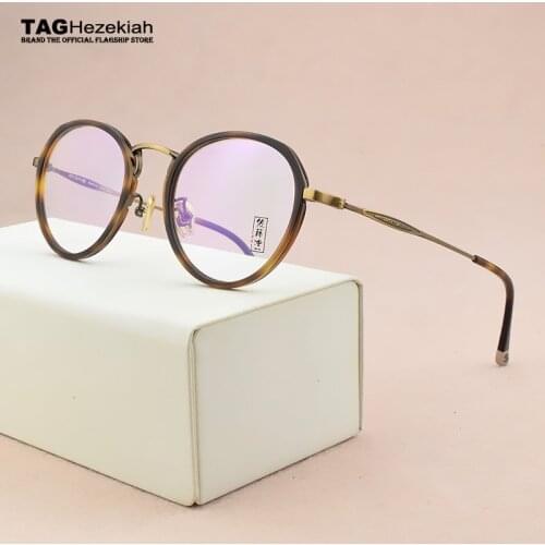 2019 Brand Glasses Frame Men Ultralight Women Vintage Round Prescription Eyeglasses Retro Optical Frame mens spectacle frames