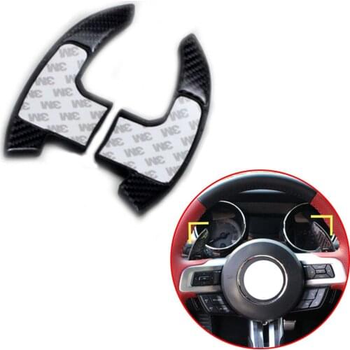 Accessories Fit For Ford Mustang Steering Wheel Shift Paddle Shifter Extension DSG 2015 2016 2017 2018 2019