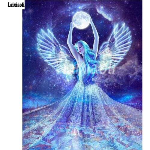 5d diamond painting new cartoon angel planet landscape 3d embroidery sale cross stitch abstract city view full drill rhinestone
