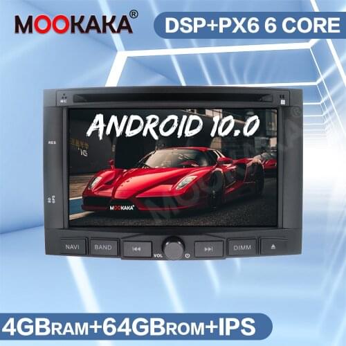 Android 10.0 4G Car Radio GPS Navigation For Peugeot 3008 Peugeot 5008 Multimedia Player PX6 Auto Stereo Head Unit Audio Carplay