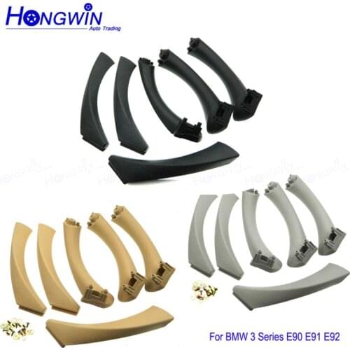 Car Accessories 6 Pcs Suit Interior Door Handles For BBMW 3 Series E90 E91 E92 328 330 335 320