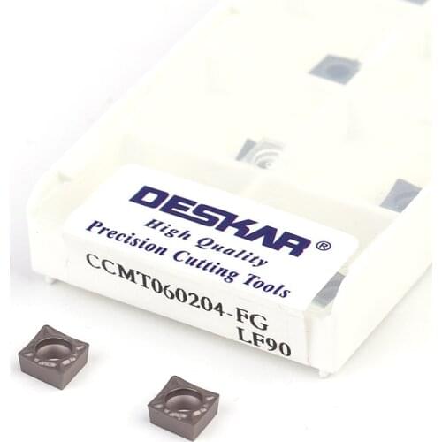 CCMT060204-FG LF90 HQ MT TC CNC Lathe Turning Tools Carbide Insert Metal Ceramics Machining Cut Blade High Fnish Strong Durable
