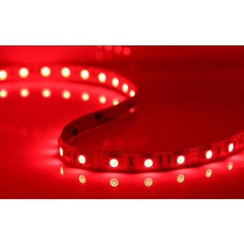 LED strip 5050 RGB SMD 12V flexible light 60LED/m,5m 300LED,non-waterproof;white pcb