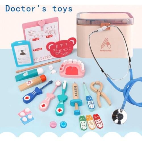 Toy Doctor Kits Pretend Play Doctor Kit Toys Stethoscope Medical Kit Imagination Play Toys Gift for Boys Girls Kids 3 Years Game