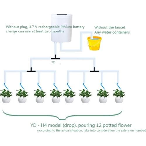 Intelligent Garden Automatic Watering Pump Controller Indoor Plants Drip Irrigation Device Smart Timer Watering System Tool Kit