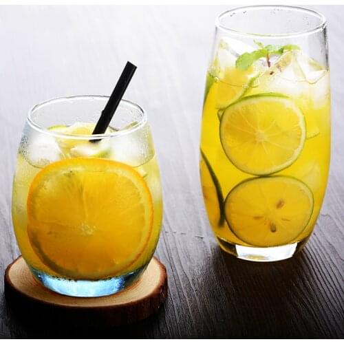 Creative Household Transparent Mousse Milk Juice Drink Breakfast Glass Cappuccino Latte Coffee Cup Afternoon Tea Black Teacup