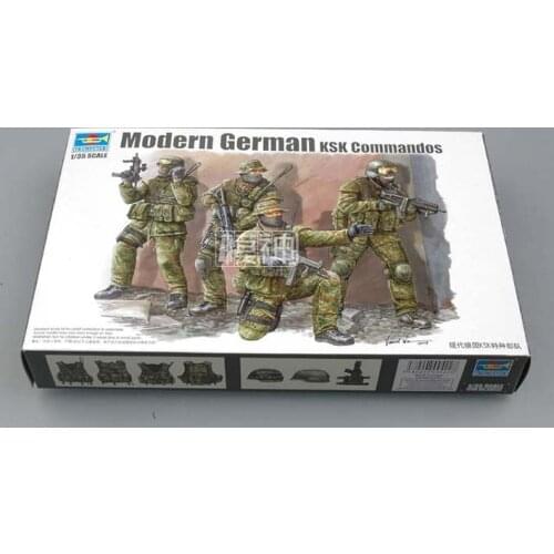 Trumpeter Military Model Assembled Model Scene Soldier 1/35 Modern China National Defense Army KSK Special Forces 00422