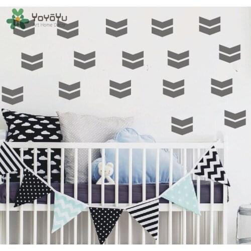 Fashion Europea Style Teepee Arrow Wall Sticker Kids Nursery Bedroom Wall Decor Mural self-adhesivo Decoration Decals W-81