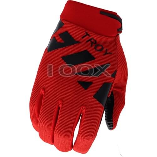 MX Dirt Bike Racing Mens Ranger Gloves Racing Mountain Bike BMX MTB Bright Red