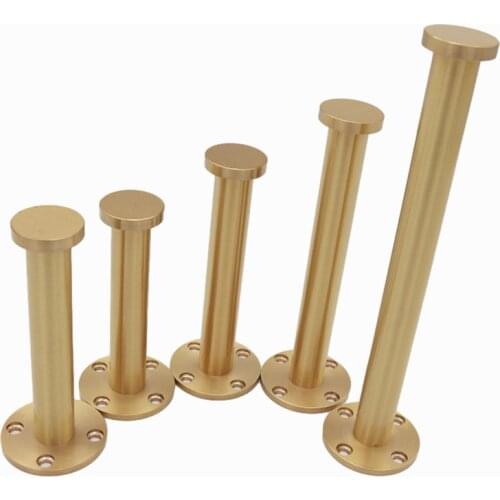 1Pcs Metal Brass Adjustable Legs Nordic Furniture Legs for Table Foot Sofa Feet TV Cabinet Bedroom Cabinet Support Cupboard Leg