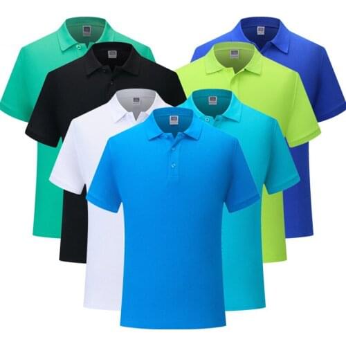 Dropshipping 16 Colors Men Polo Shirt Short Sleeve Casual Mens Polo Shirts Business Polo Tee Shirt Tops Fashion Mens Polo