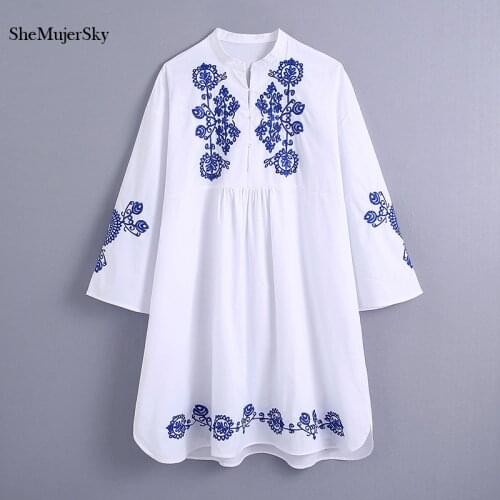 SHEMUJERSKY Loose Summer Dresses