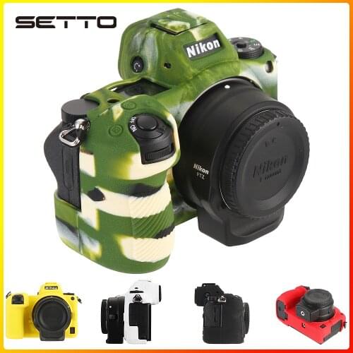 SETTO Z6II Silicone Rubber Camera case Protective Body Cover Skin for Nikon Z7 II Z6II Z6 II Z7II